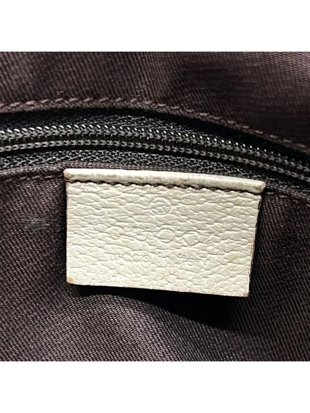 Gucci Tote Bag Eclipse Beige Dark Brown Ivory Leather